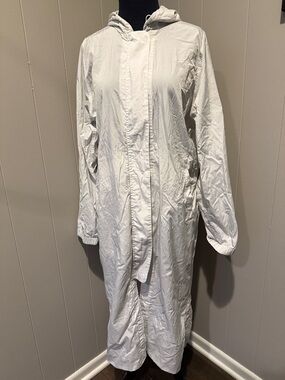 B37 lululemon athletica Women’s 6 Light Gray Hooded Lightweight Utility Coat